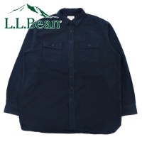 L.L.Bean シャミークロスシャツ ワークシャツ XXL ネイビー コットン ビッグサイズ CHAMOIS CLOTH SHIRT 90年代 | Vintage.City 古着屋、古着コーデ情報を発信