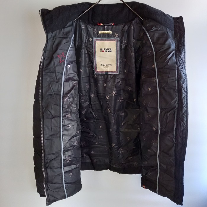 ヒルフィガーデニム　スタンドカラー　ダウンジャケット　ブラック　XS | Vintage.City 古着屋、古着コーデ情報を発信