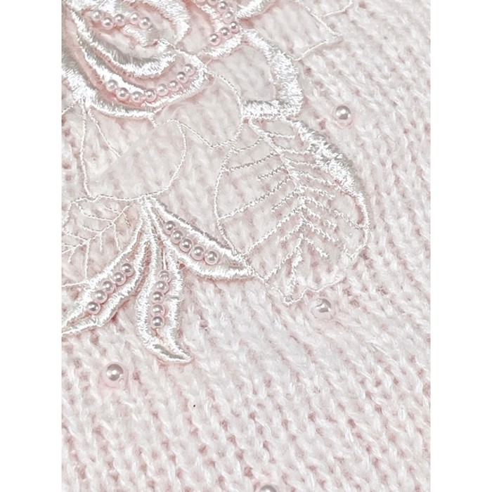 桜色 淡いピンク 刺繍 ビーズ ニットカーディガン アメリカ古着 ヴィンテージ | Vintage.City 빈티지숍, 빈티지 코디 정보