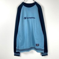 90s Champion リバースウィーブ型 バイカラー スウェット 青紺 L | Vintage.City 古着屋、古着コーデ情報を発信