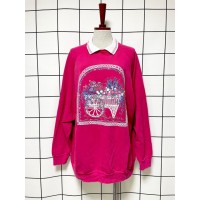 USA VINTAGE CATS DESIGN OVER SWEAT SHIRT/アメリカ古着にゃんこ