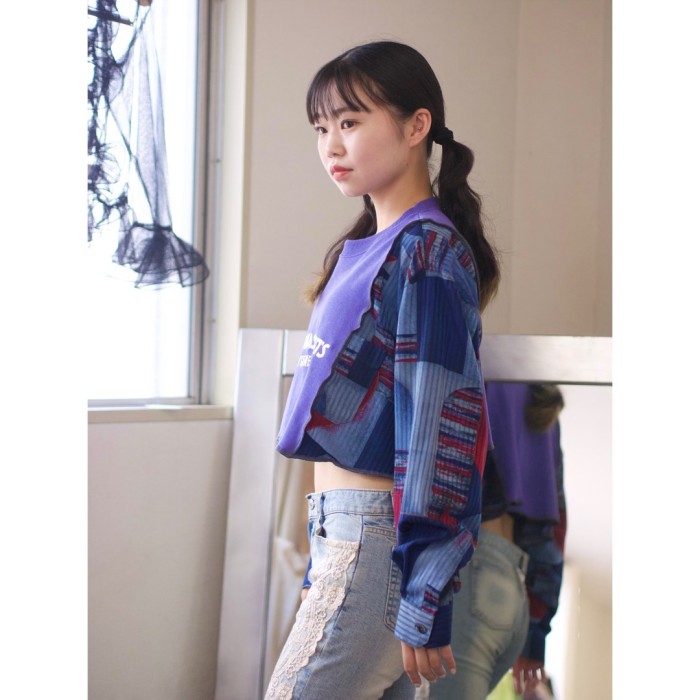 remake / cropped tops #1148 リメイク クロップドトップス | Vintage.City 古着屋、古着コーデ情報を発信