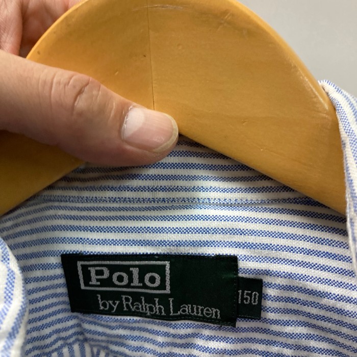 90’s Polo by Ralph Laurenストライプシャツ ボタンダウンシャツ 150 | Vintage.City 古着屋、古着コーデ情報を発信