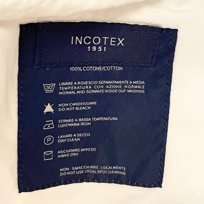 INCOTEX コットンハーフパンツ ホワイト 46サイズ | Vintage.City 古着屋、古着コーデ情報を発信