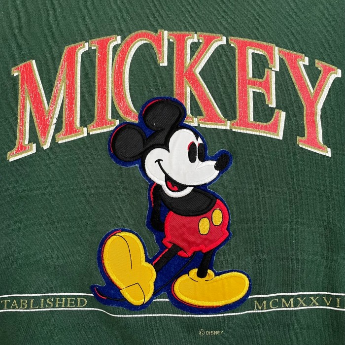 GENUS】90s USA製 スウェットシャツ トレーナー ディズニー ミッキー 