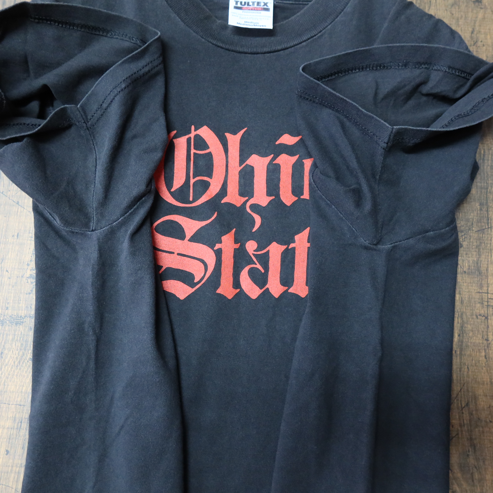 90s～ Vintage US古着☆Unknown 半袖 プリント Tシャツ Ohio State ...