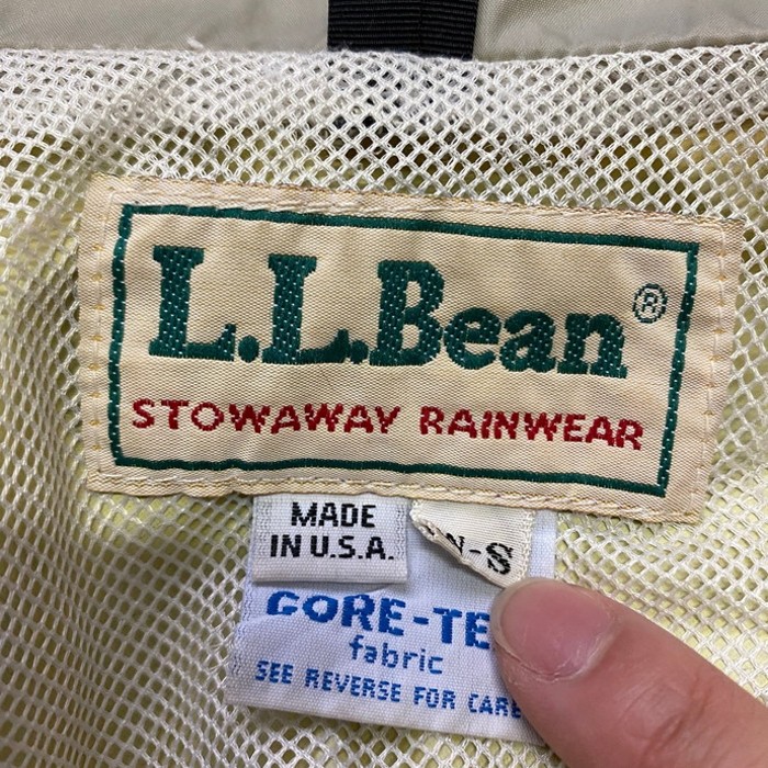 USA製 80年代 L.L.Bean エルエルビーン STOWAWAY RAINWEAR  マウンテンパーカー | Vintage.City 古着屋、古着コーデ情報を発信