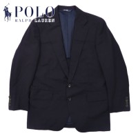 Polo by Ralph Lauren 2Bテーラードジャケット 紺ブレ 92A4 ネイビー ウール 日本製 | Vintage.City 古着屋、古着コーデ情報を発信