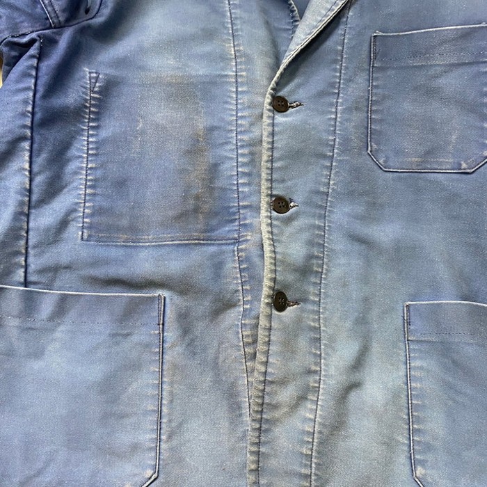 ヴィンテージ フランス軍 モールスキン フレンチワークジャケット メンズXL相当 | Vintage.City 古着屋、古着コーデ情報を発信