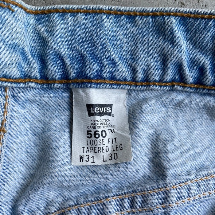 USA製 90年代 Levi's リーバイス 560 テーパードデニムパンツ ワイド バギーデニムパンツ メンズW31 | Vintage.City 古着屋、古着コーデ情報を発信