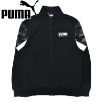 PUMA トラックジャケット L ブラック コットン Rebel Camo Full-Zip 587058-01 2020年モデル | Vintage.City 古着屋、古着コーデ情報を発信