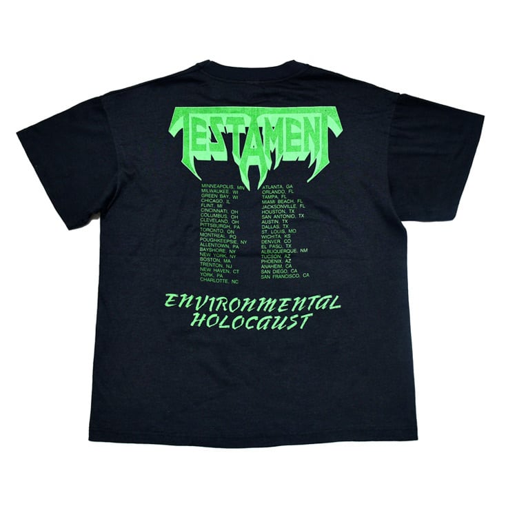 1989 TESTAMENT テスタメント GREENHOUSE EFFECT ヴィンテージTシャツ ...