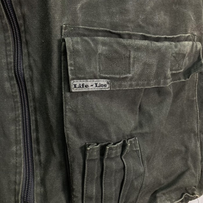 80-90s LIFE-LINE bigsized design fishing vest | Vintage.City 빈티지숍, 빈티지 코디 정보