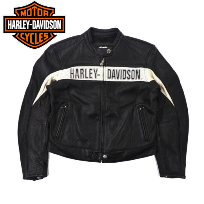 HARLEY DAVIDSON ライダースジャケット L ブラック パンチングレザー | Vintage.City Vintage Shops, Vintage Fashion Trends