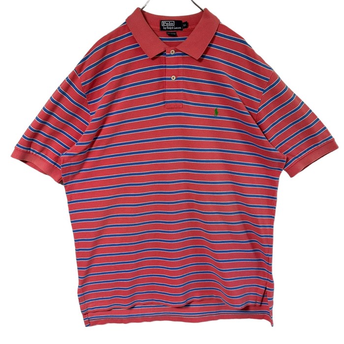 Ralph Lauren ポロシャツ XL 刺繍ロゴ ワンポイントロゴ ボーダー | Vintage.City 古着屋、古着コーデ情報を発信