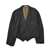 EURO Vintage Double Breasted Short Tailored Jacket | Vintage.City 빈티지숍, 빈티지 코디 정보
