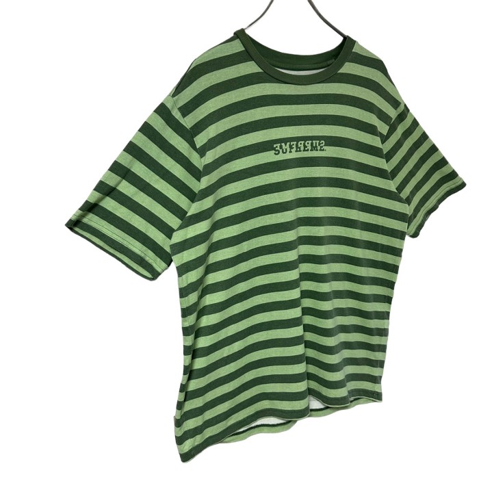 supreme シュプリーム Tシャツ センターロゴ ボーダー | Vintage.City 빈티지숍, 빈티지 코디 정보