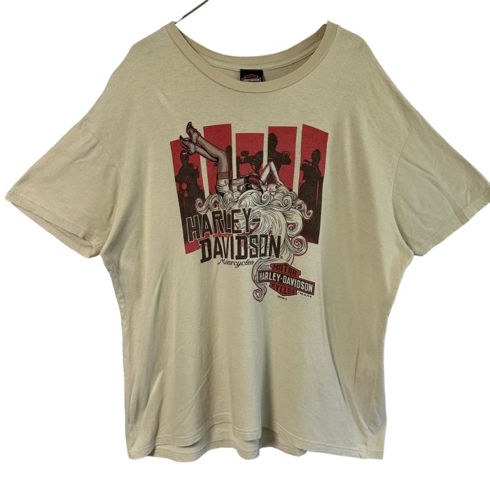 HARLEY-DAVIDSON Tシャツ XXL 両面プリント アースカラー | Vintage.City 古着屋、古着コーデ情報を発信