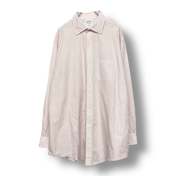“Brooks Brothers” L/S Multi Color Stripe Shirt | Vintage.City 빈티지숍, 빈티지 코디 정보