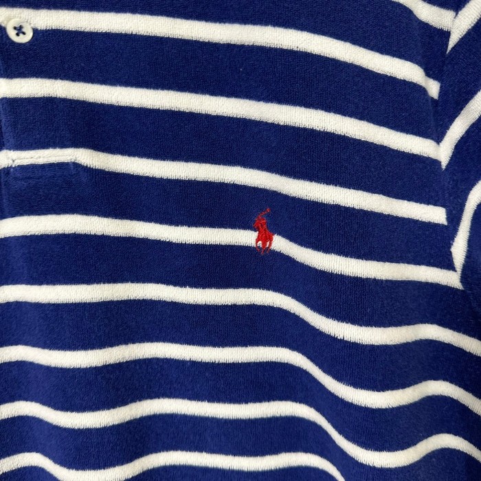 Ralph Lauren ポロシャツ L 刺繍ロゴ ワンポイントロゴ ボーダー | Vintage.City 빈티지숍, 빈티지 코디 정보