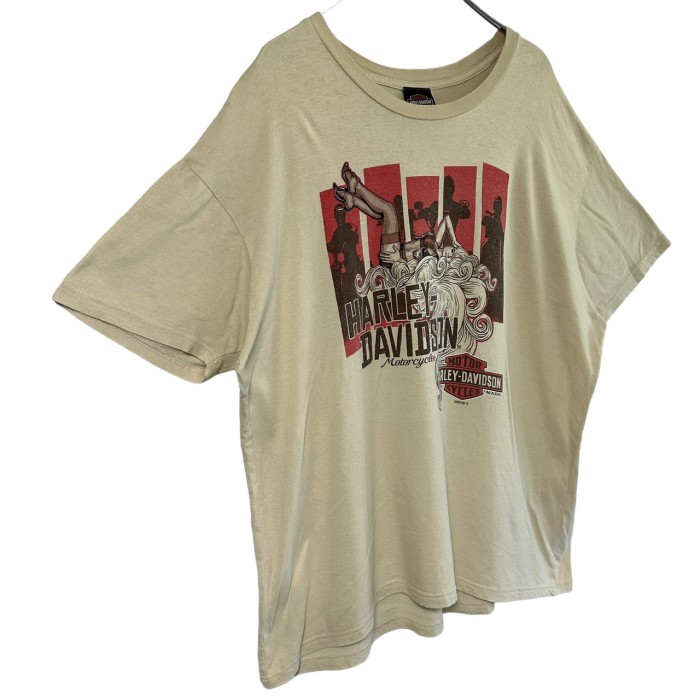 HARLEY-DAVIDSON Tシャツ XXL 両面プリント アースカラー | Vintage.City 古着屋、古着コーデ情報を発信