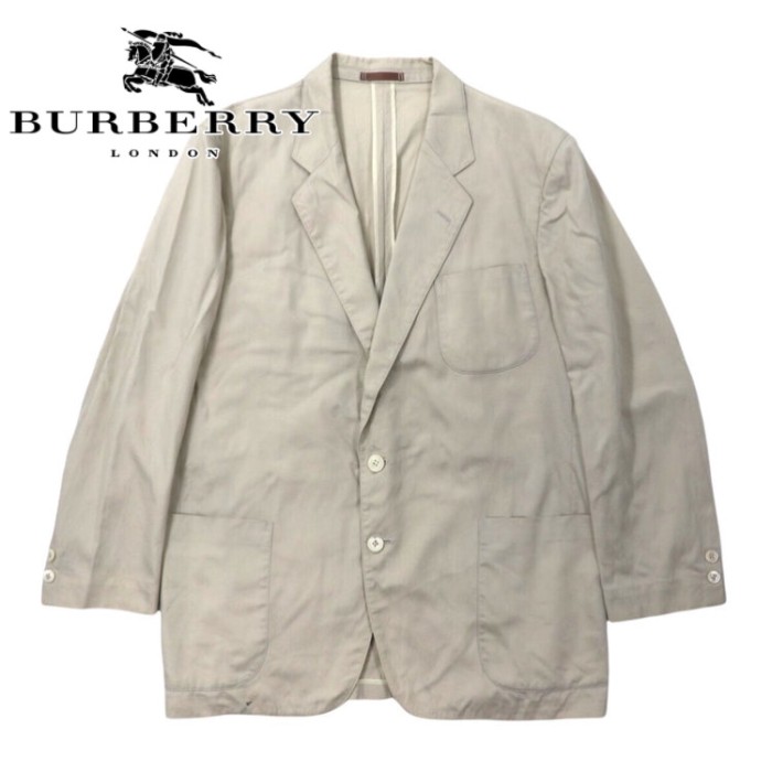 Burberrys 2Bテーラードジャケット L ベージュ コットン | Vintage.City 빈티지숍, 빈티지 코디 정보