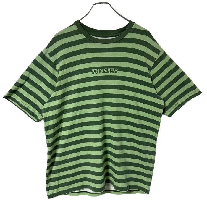 supreme シュプリーム Tシャツ センターロゴ ボーダー | Vintage.City 古着屋、古着コーデ情報を発信