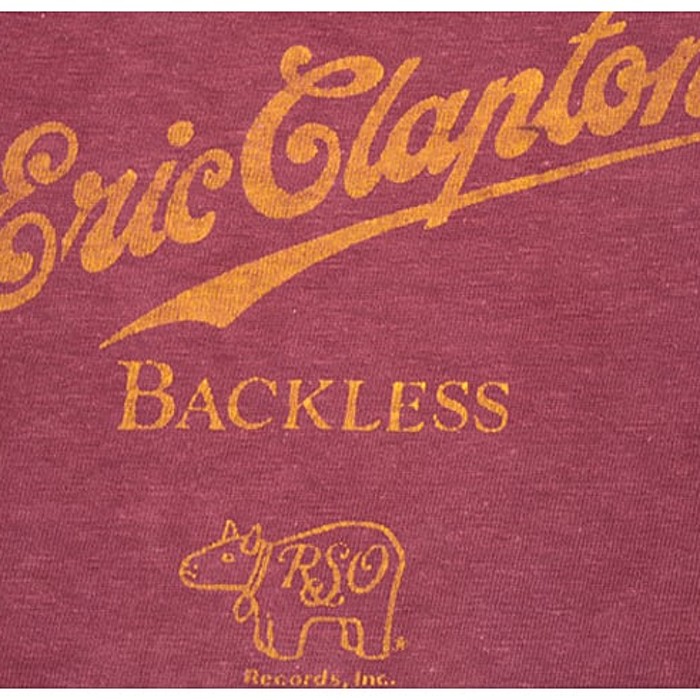 1978 ERIC CLAPTON エリッククラプトン プロモーション用 BACKLESS ヴィンテージTシャツ バンドTシャツ【M】 @AAA1401 | Vintage.City 빈티지숍, 빈티지 코디 정보