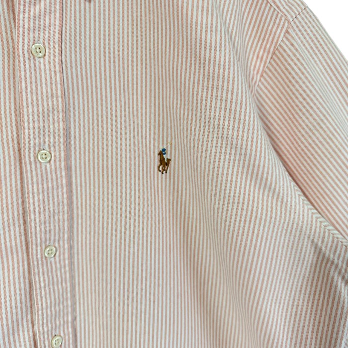 Ralph Lauren ラルフローレン シャツ L ストライプ 刺繍ロゴ 長袖 | Vintage.City 빈티지숍, 빈티지 코디 정보
