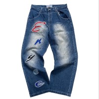 90s Enyce pached design denim pants | Vintage.City 빈티지숍, 빈티지 코디 정보