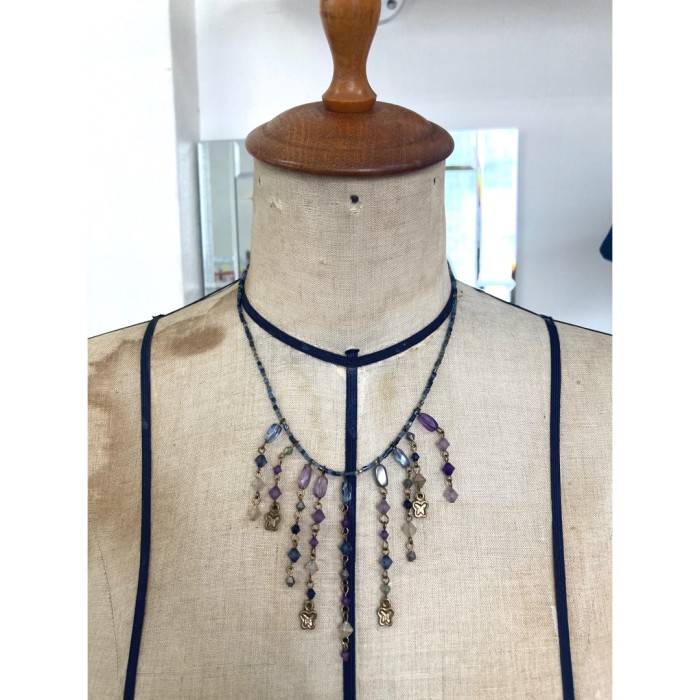 beads necklace #1163 ビーズネックレス アクセサリー 蝶 | Vintage.City Vintage Shops, Vintage Fashion Trends