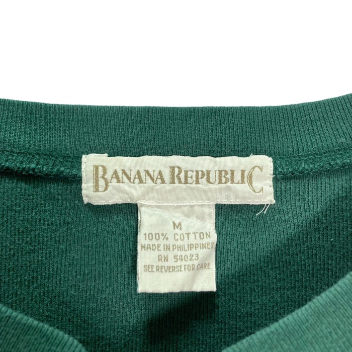 80-90s BANANA REPUBLIC L/S henry neck Tee | Vintage.City 빈티지숍, 빈티지 코디 정보