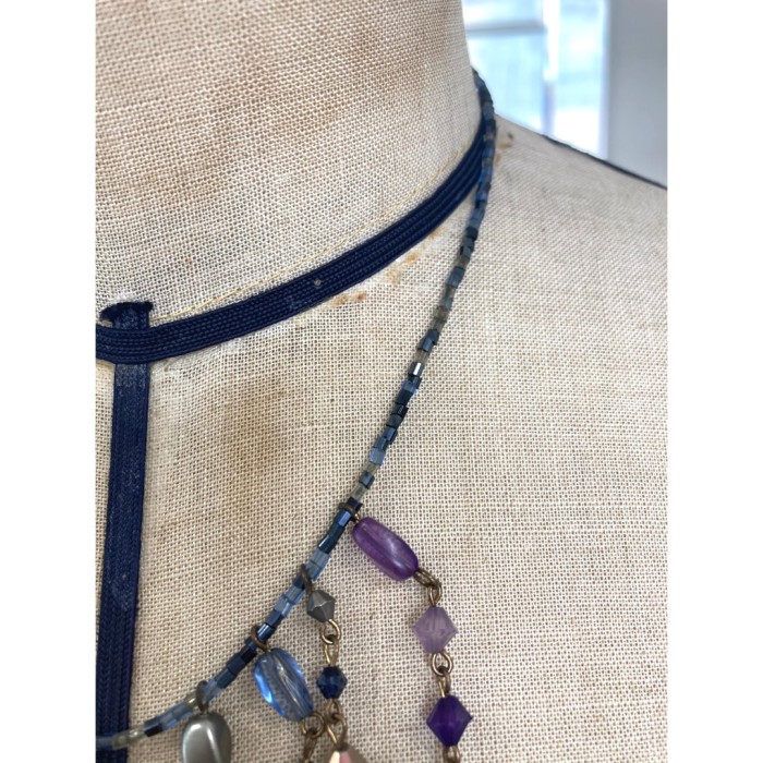 beads necklace #1163 ビーズネックレス アクセサリー 蝶 | Vintage.City 빈티지숍, 빈티지 코디 정보