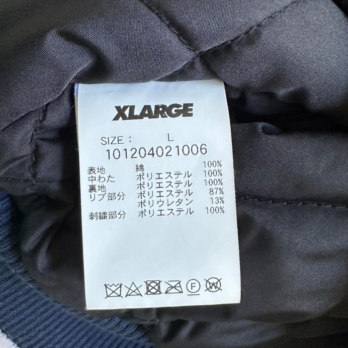 XLARGE エクストララージ アクティブパーカー L 刺繍ロゴ ワンポイント