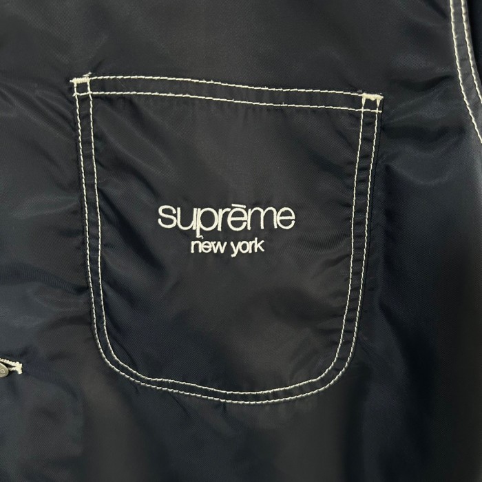 supreme シュプリーム ワークジャケット 刺繍ロゴ ワンポイントロゴ