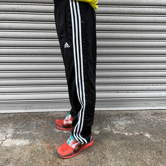 01s OLD adidas トラックパンツ サイドスナップボタン - パンツ