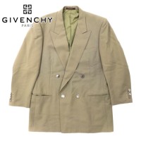 GIVENCHY ダブルブレストジャケット 175 ベージュ ウール オールド | Vintage.City 古着屋、古着コーデ情報を発信