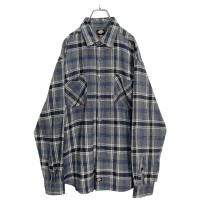 90s Dickies L/S cotton check nel shirt | Vintage.City 古着屋、古着コーデ情報を発信