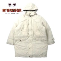 McGREGOR セーリングダウンジャケット LL ホワイト ポリエステル ドロスト フード着脱式 90年代 | Vintage.City 古着屋、古着コーデ情報を発信