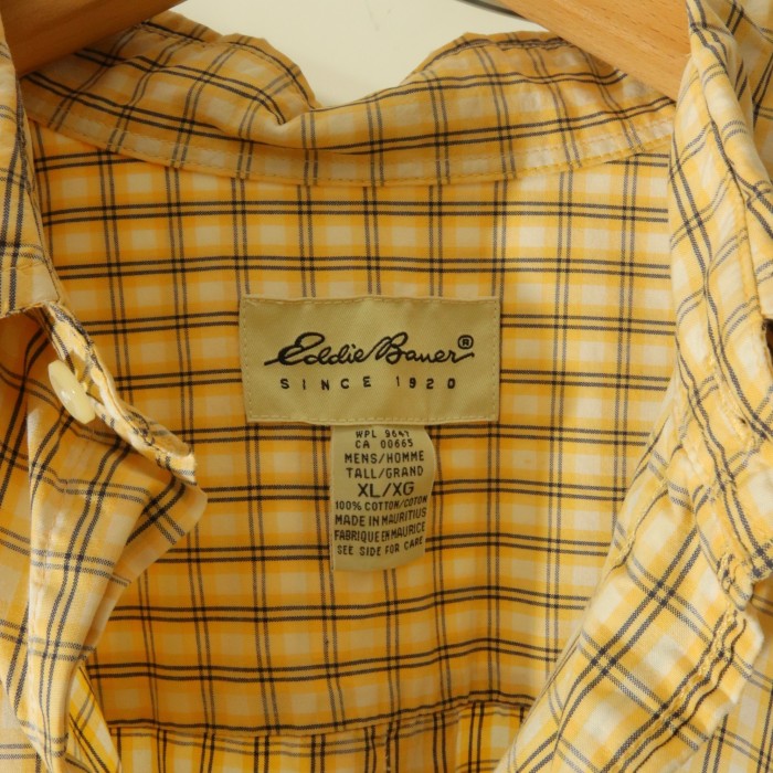 90s Eddie Bauer L/S Check shirt | Vintage.City 빈티지숍, 빈티지 코디 정보