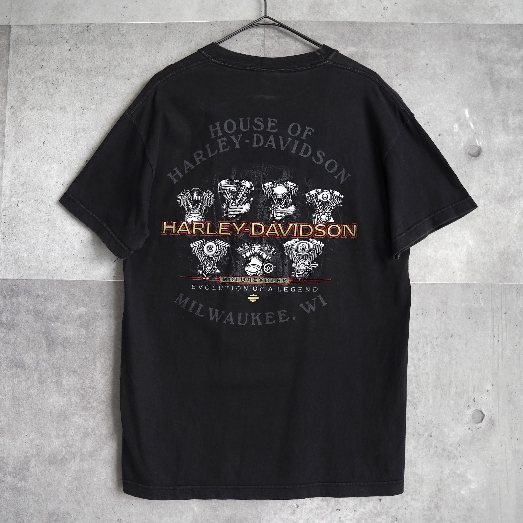 Harley Davidson ハーレーダビッドソン Tシャツ プリントTシャツ ...