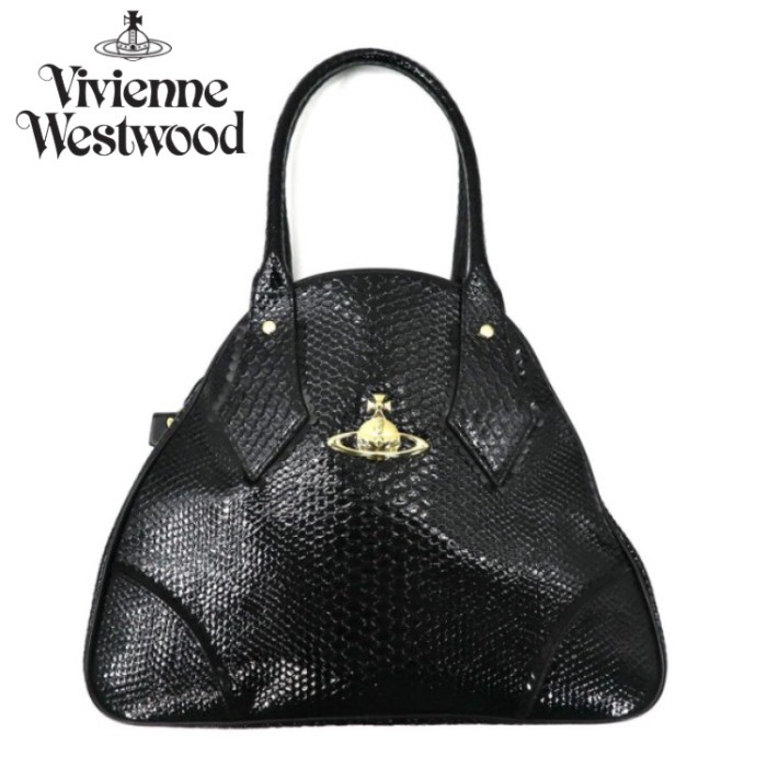 Vivienne Westwood ANGLOMANIA ハンドバッグ ブラック レザー FRILLY SNAKE 12-02-951014 5242V | Vintage.City Vintage Shops, Vintage Fashion Trends