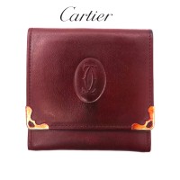 Cartier マストライン コインケース 小銭入れ ボルドー レザー オールド | Vintage.City 古着屋、古着コーデ情報を発信