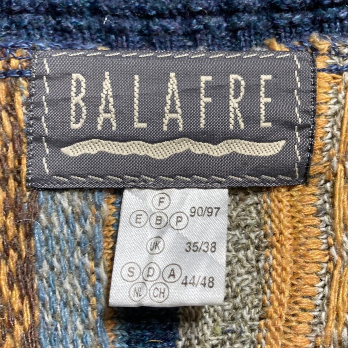 BALAFRE knit sweater ウールニット 3Dニット セーター | Vintage.City