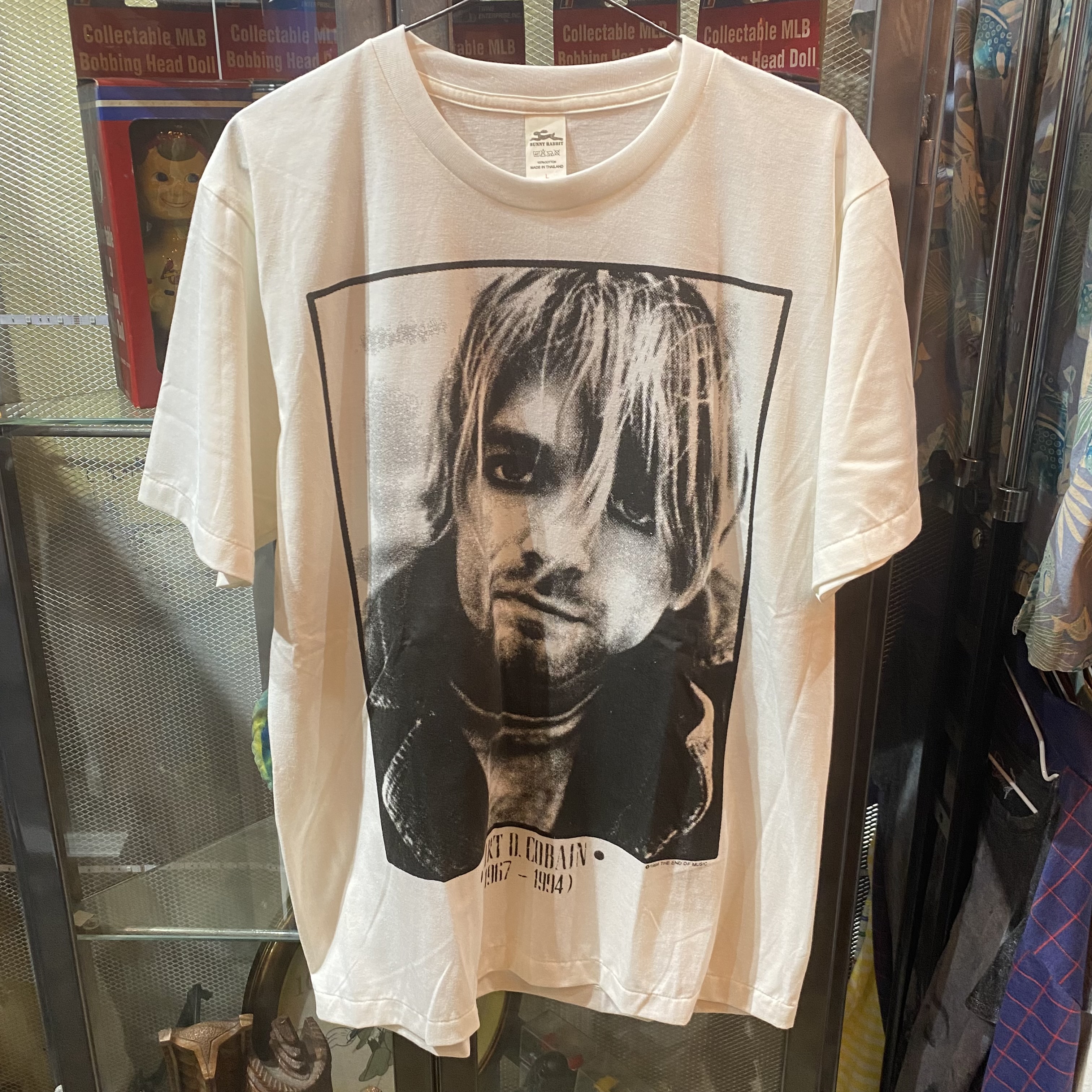 バンドT バンT NIRVANA カート・コバーン メンズ ユニセックス ヴィンテージ加工 ロック L | Vintage.City