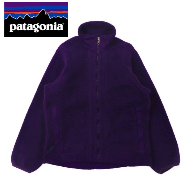 USA製 patagonia フリースジャケット S パープル シンチラ | Vintage.City