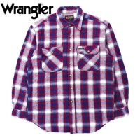 Wrangler TRAIL フランネルワークシャツ M ブルー チェック コットン 90年代 | Vintage.City 古着屋、古着コーデ情報を発信