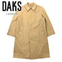 DAKS ステンカラーコート 94A6 ベージュ コットン ライナー着脱式 80年代 日本製 | Vintage.City 古着屋、古着コーデ情報を発信