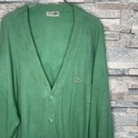 スペイン製vintage LACOSTE mint green cardigan | Vintage.City 古着屋、古着コーデ情報を発信