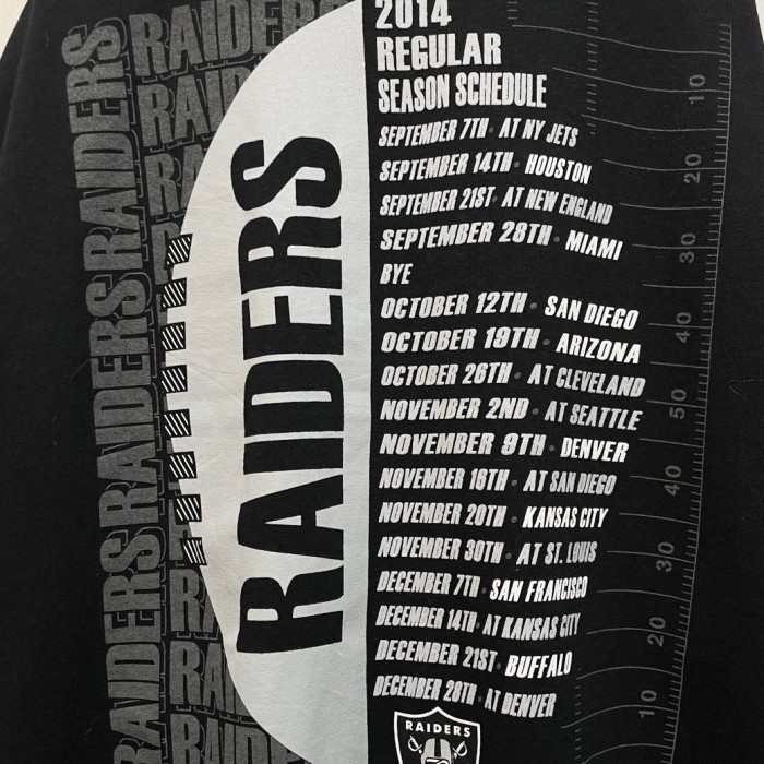 “RAIDERS” Team Tee | Vintage.City 古着屋、古着コーデ情報を発信